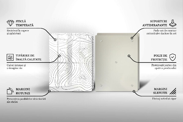 Kitchen worktop saver Abstraction shapes