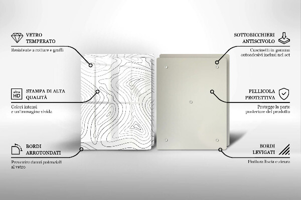 Kitchen worktop saver Abstraction shapes