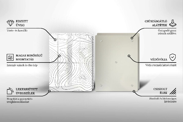 Kitchen worktop saver Abstraction shapes