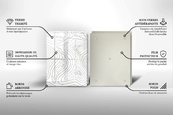 Kitchen worktop saver Abstraction shapes