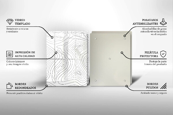 Kitchen worktop saver Abstraction shapes
