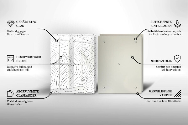 Kitchen worktop saver Abstraction shapes
