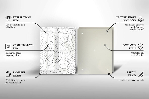 Kitchen worktop saver Abstraction shapes