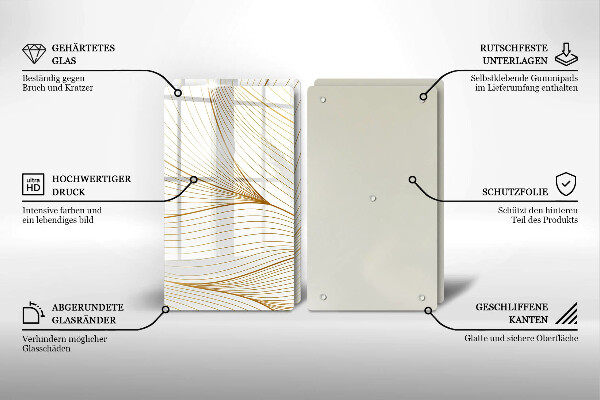 Kitchen worktop saver Modern Line pattern