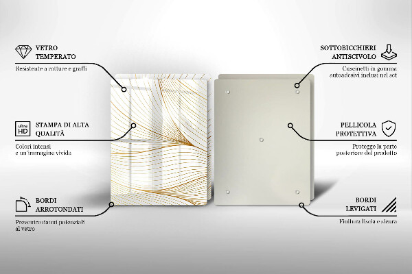 Kitchen worktop saver Modern Line pattern