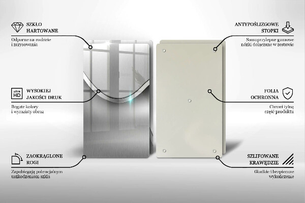 Kitchen worktop protector Metal abstraction