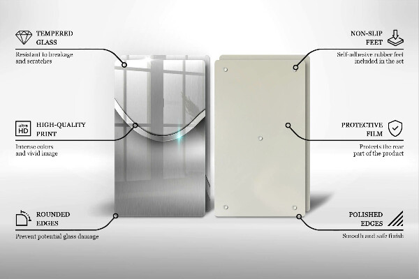 Kitchen worktop protector Metal abstraction