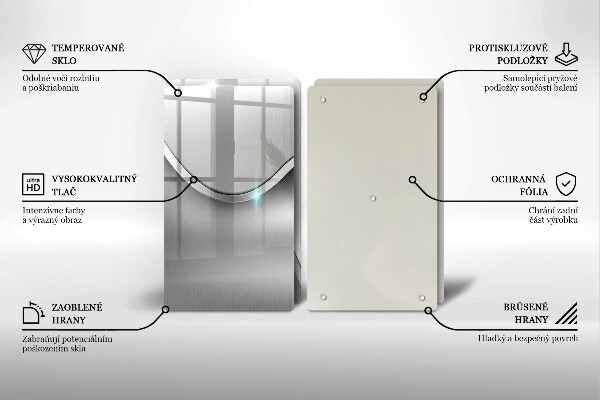 Kitchen worktop protector Metal abstraction