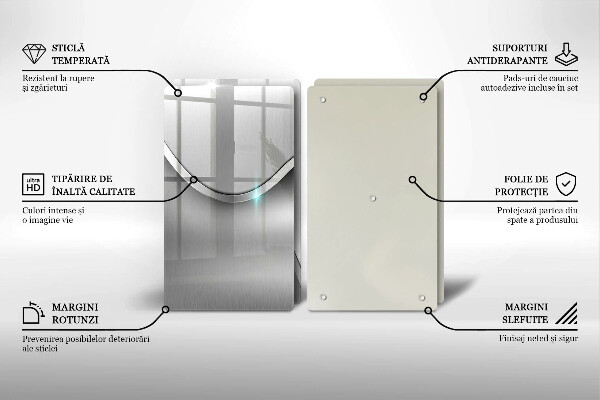 Kitchen worktop protector Metal abstraction