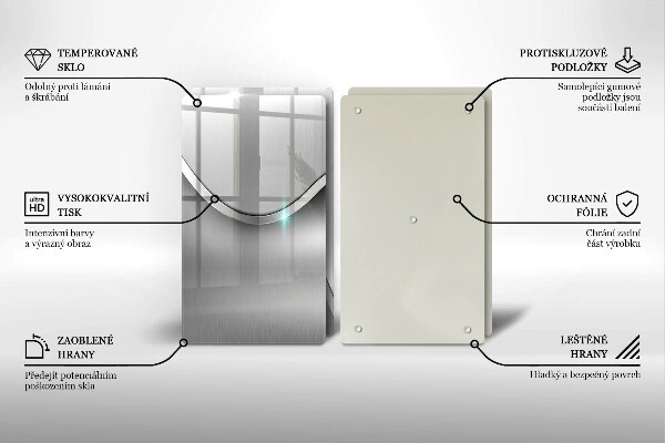 Kitchen worktop protector Metal abstraction