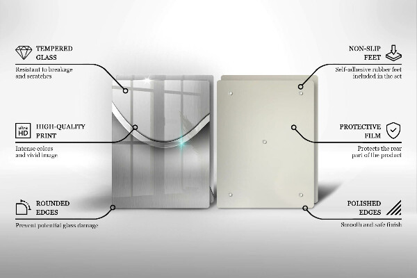 Kitchen worktop protector Metal abstraction