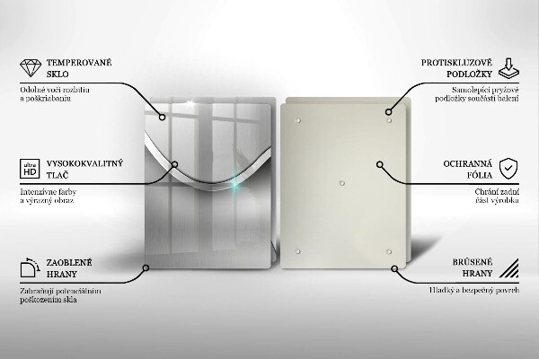 Kitchen worktop protector Metal abstraction