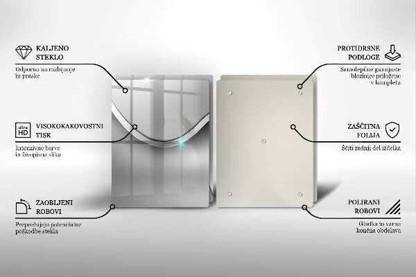 Kitchen worktop protector Metal abstraction