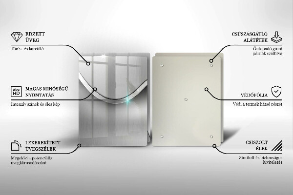 Kitchen worktop protector Metal abstraction