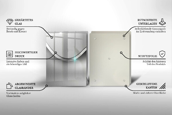 Kitchen worktop protector Metal abstraction