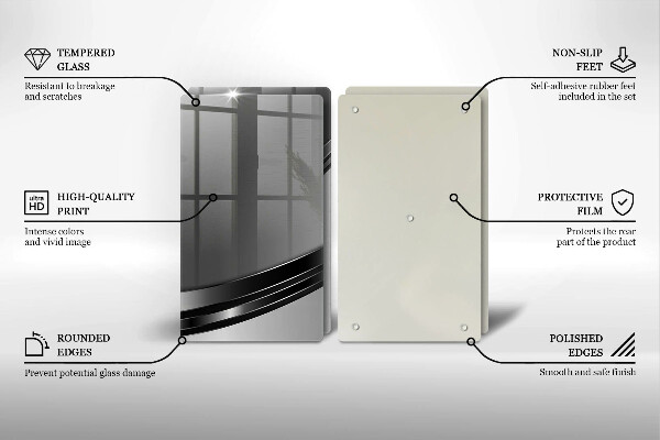 Kitchen worktop protector Metal abstraction