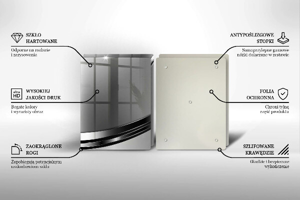 Kitchen worktop protector Metal abstraction