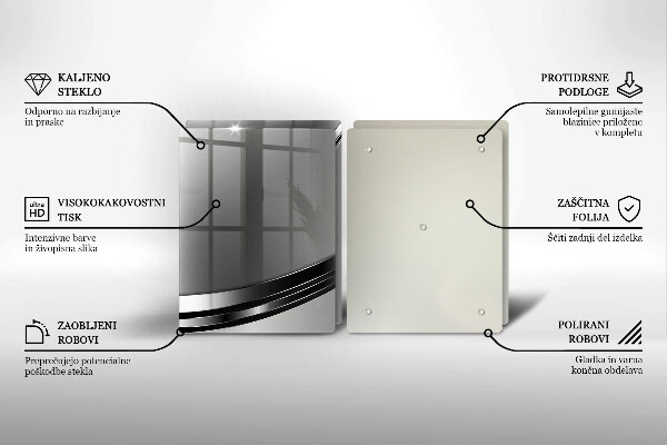 Kitchen worktop protector Metal abstraction