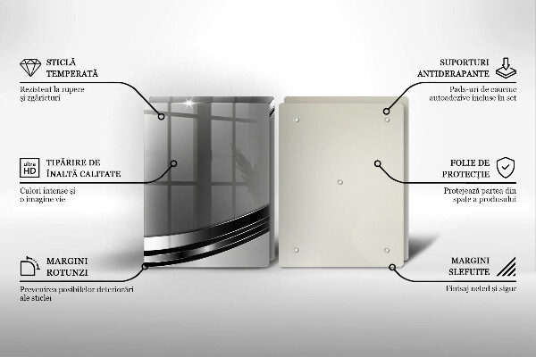 Kitchen worktop protector Metal abstraction