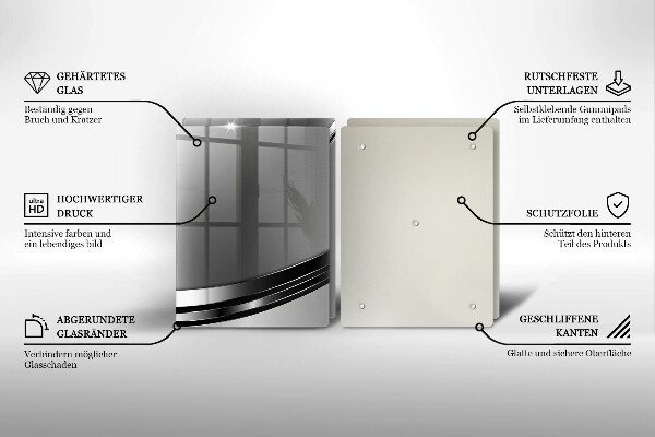 Kitchen worktop protector Metal abstraction