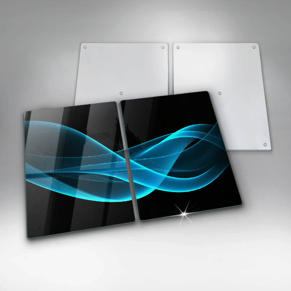 Kitchen worktop protector Blue abstraction