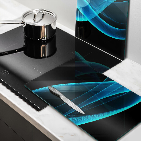 Kitchen worktop protector Blue abstraction