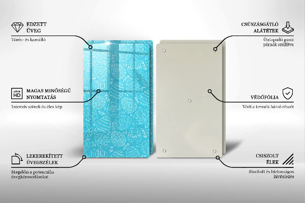 Kitchen worktop saver Easter theme