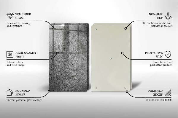 Kitchen worktop saver Concrete stone texture