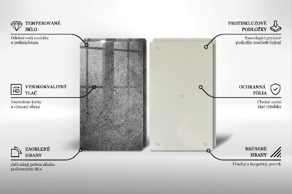 Kitchen worktop saver Concrete stone texture