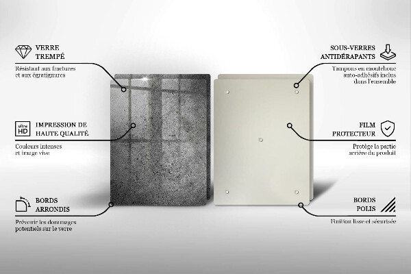Kitchen worktop saver Concrete stone texture