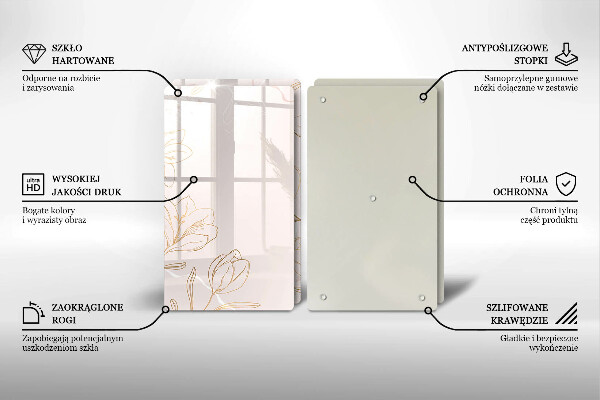 Kitchen worktop saver Flower contours