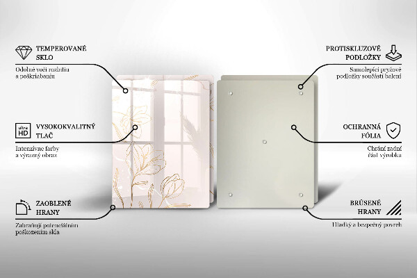 Kitchen worktop saver Flower contours
