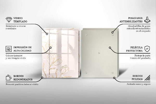 Kitchen worktop saver Flower contours