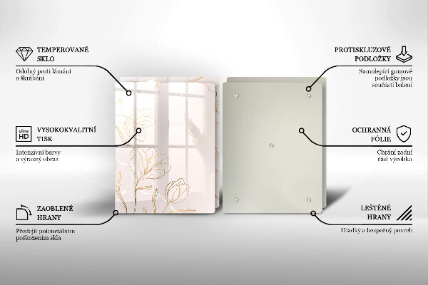 Kitchen worktop saver Flower contours