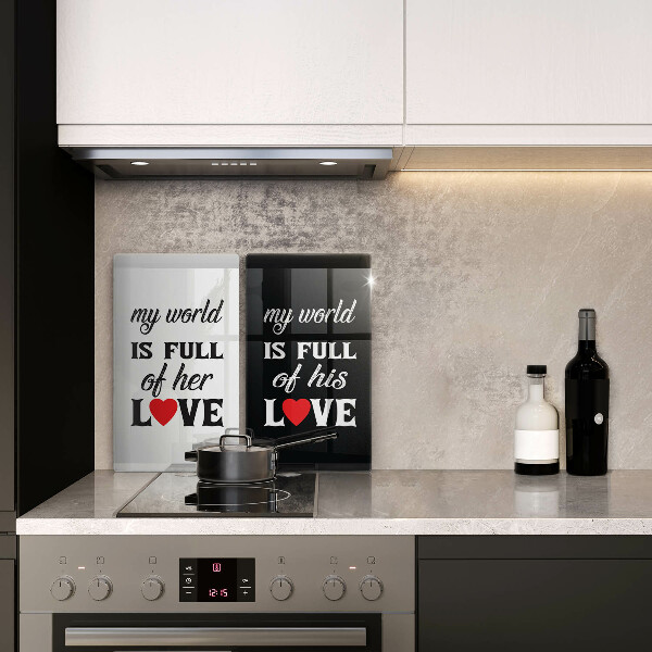 Worktop protector Inscription, sentence