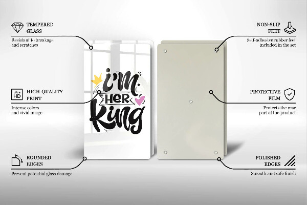 Worktop protector Inscription, sentence