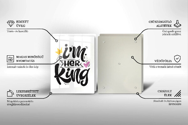 Worktop protector Inscription, sentence