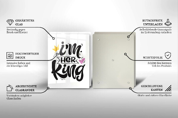 Worktop protector Inscription, sentence