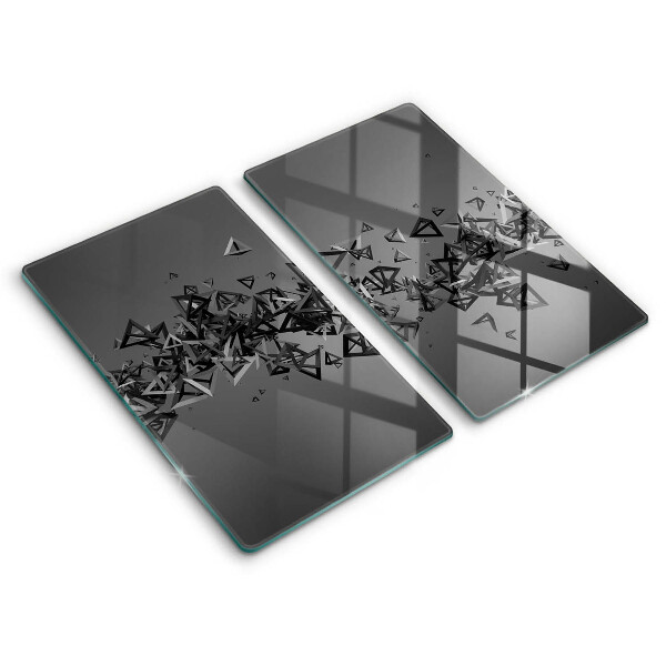 Kitchen worktop saver Abstraction 3D shapes