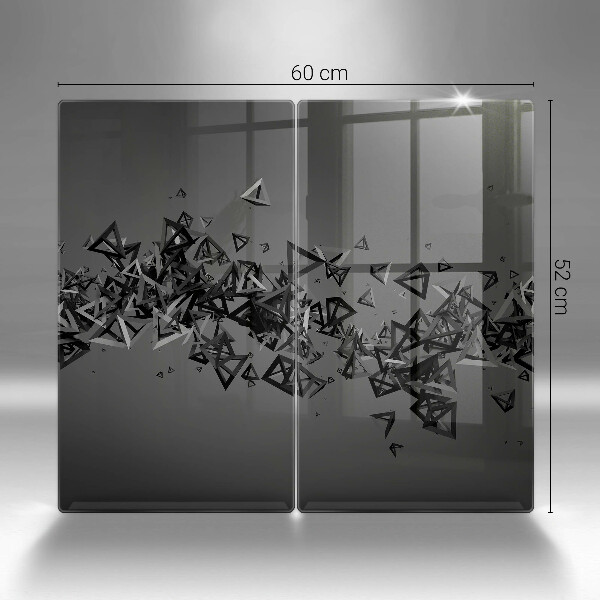 Kitchen worktop saver Abstraction 3D shapes