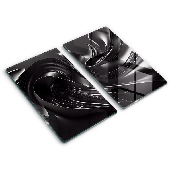 Worktop protector Black mass abstraction