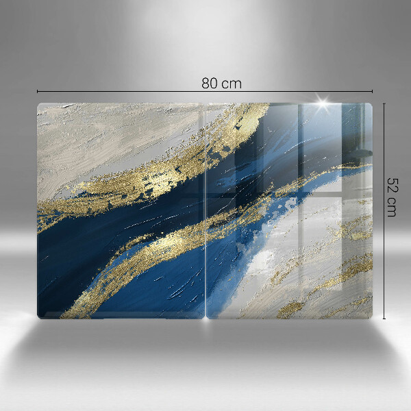 Worktop protector Texture with gold