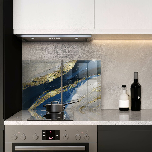 Worktop protector Texture with gold