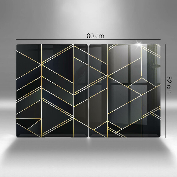 Kitchen worktop saver Abstraction of the triangles