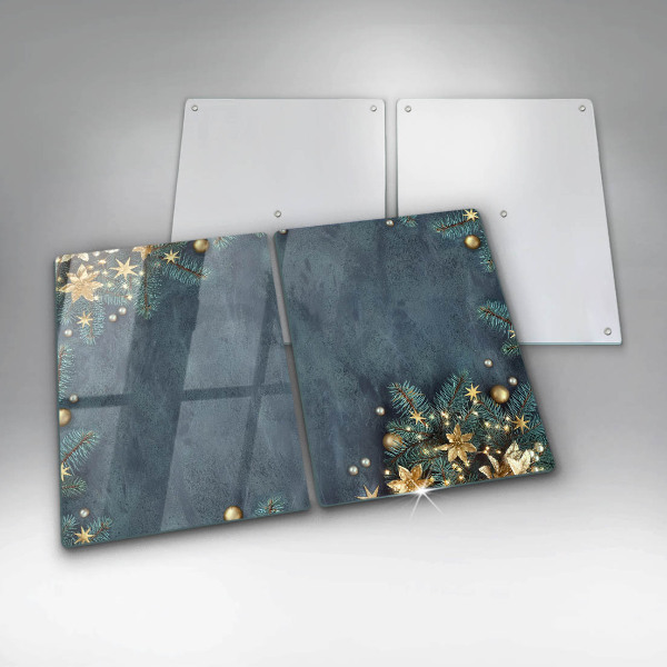 Kitchen worktop saver Christmas decorations