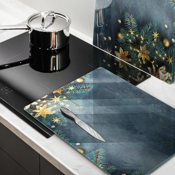 Kitchen worktop saver Christmas decorations