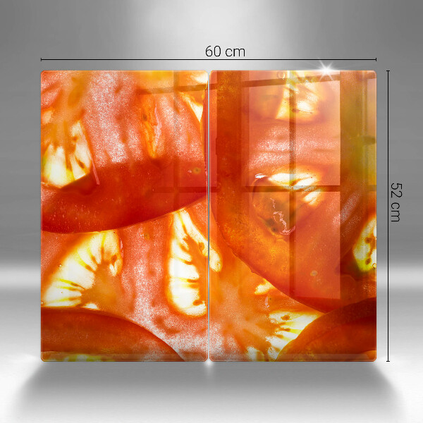 Kitchen worktop saver A slice of red tomato