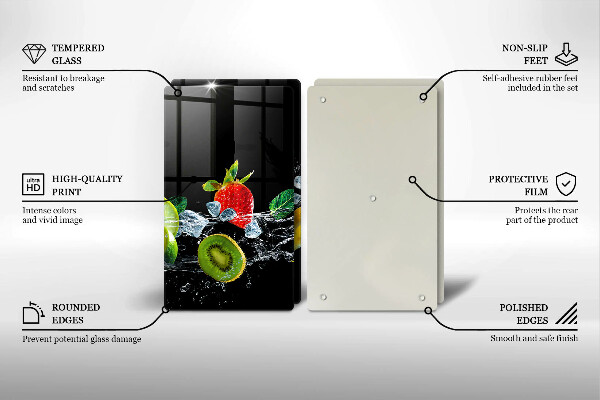 Kitchen worktop saver Fruits in water