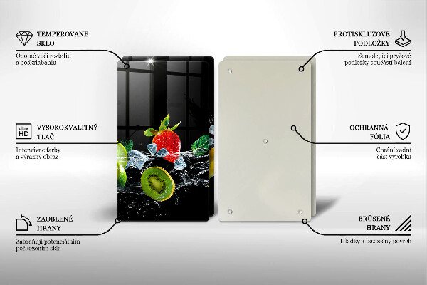 Kitchen worktop saver Fruits in water