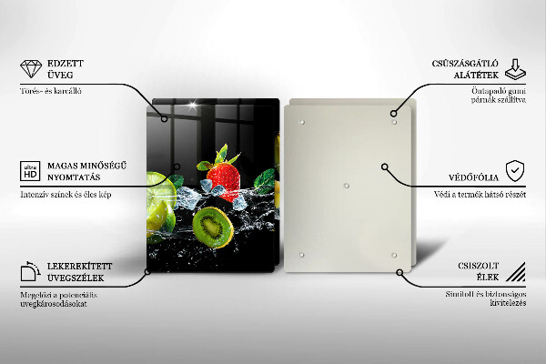 Kitchen worktop saver Fruits in water